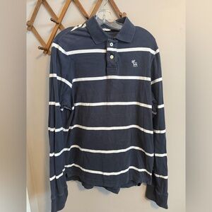 Vintage Abercrombie and Fitch rugby polo shirt some fade  iconic XXL muscle fit